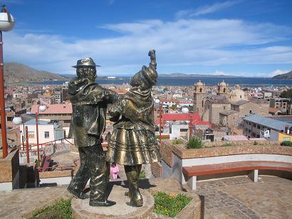 VIsta desde el Cerrito de Huajsapata Puno